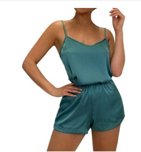 Women Sexy Sleepwear Sleeveless Babydoll Strap - ROUTINE FASHION